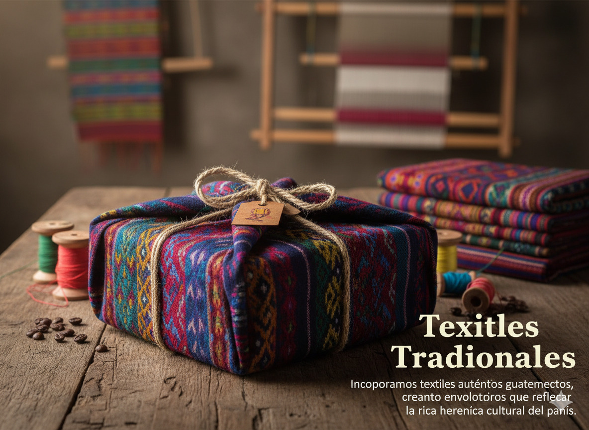 Envoltura con textiles tradicionales